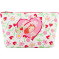 Concept One Strawberry Shortcake Women's Makeup Bag, Small Travel Cosmetic Zipper Pouch Organizer, Multi