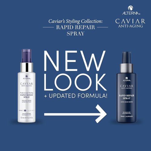 Alterna Haircare CAVIAR Anti-Aging Rapid Repair Spray - Instant Shine & Humidity Protection | 4.2 Fl Oz