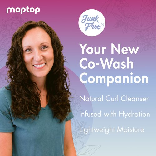 MopTop Cowash Cleansing Conditioner - Moisturizing Curly Hair Care, Frizz Control & Manageability | Citrus Medley, 8oz
