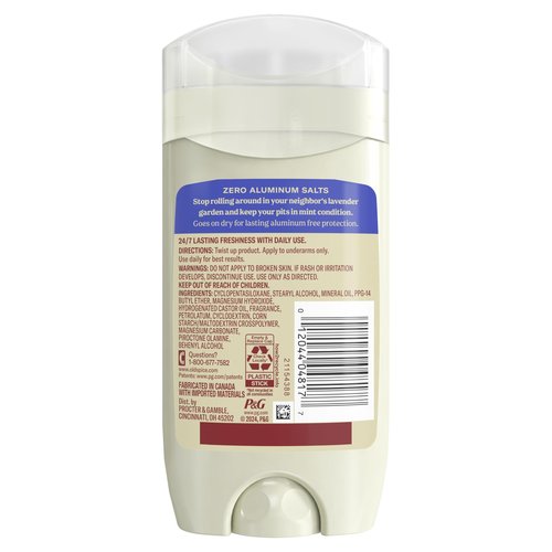 Old Spice GentleMan's Aluminum Free Dry Feel Deodorant for Men, 24/7 Lasting Freshness, Gentle on Skin with Skin Conditioners, Lavender + Mint Scent, 3.0 oz (Pack of 3)