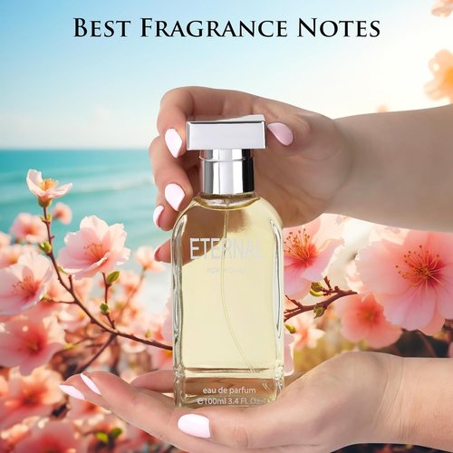 Eternal Eau De Parfum for Women - Refreshing Citrus Floral & Musk Fragrance | 3.4 Oz Gift-Ready Bottle