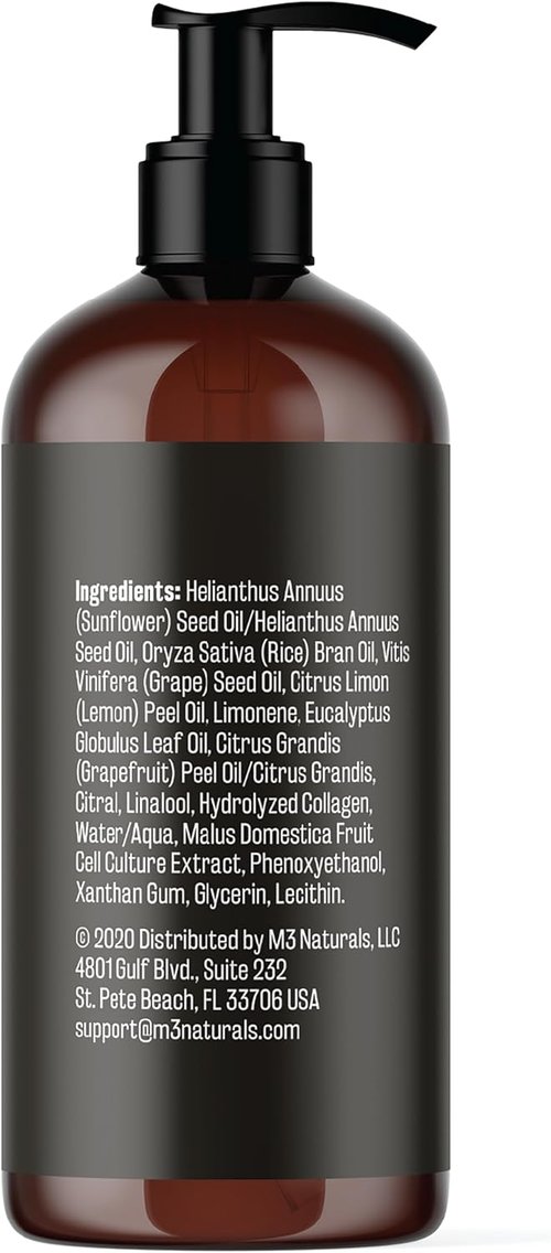 M3 Firming Body Massage Oil - Collagen & Stem Cell Formula for Smooth Skin Texture | 8 Fl Oz
