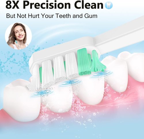 Philips Sonicare Electric Toothbrush Replacement Heads - 10 Pack for ProtectiveClean & DiamondClean