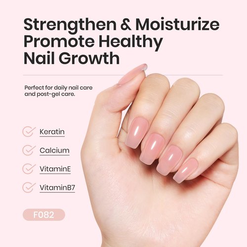 Beetles Rubber Base Builder Nail Gel Set - 6 Colors Nude Pink White Base Gel Polish 5 in 1 for Nail Extension, Repair and Sculpting, Soak Off U V LED Lamp Cure Manicure Art Design Gifts for Women