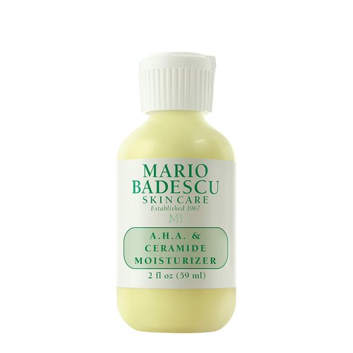 Mario Badescu A.H.A. & Ceramide Face Moisturizer - Lightweight Non-Greasy Cream for Oily Skin | 2 Fl Oz