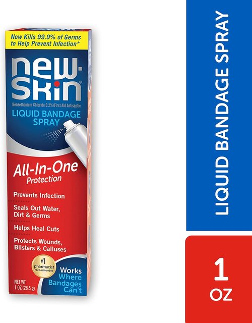 NEW-SKIN Hypoallergenic Liquid Bandages - Sensitive Skin Formula for Minor Cuts & Scrapes, 0.3oz