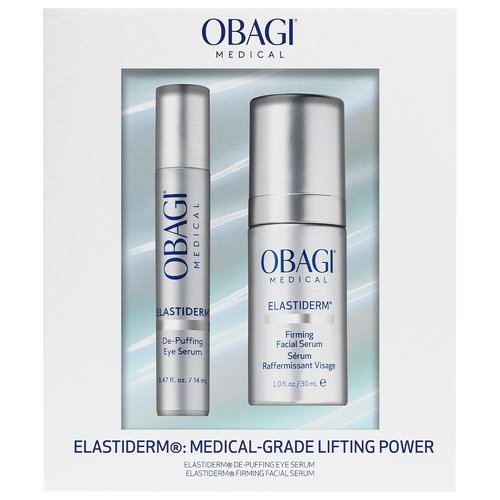 Obagi ELASTIDERM Facial Serum & Eye Serum Set - Firm Skin, Reduce Signs of Aging & De-Puff Eyes | 1oz & 0.47oz