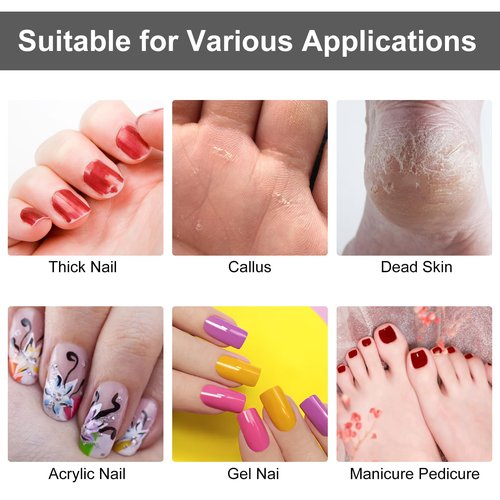 C12rtive 100 Pcs 3mm Professional Small Sanding Bands & 2Pcs Small Mandrel Bit Set for Nail Drill,150# Upgrade Design 3mm Nail File for Manicures and Pedicure with Stainless Steel Shaft