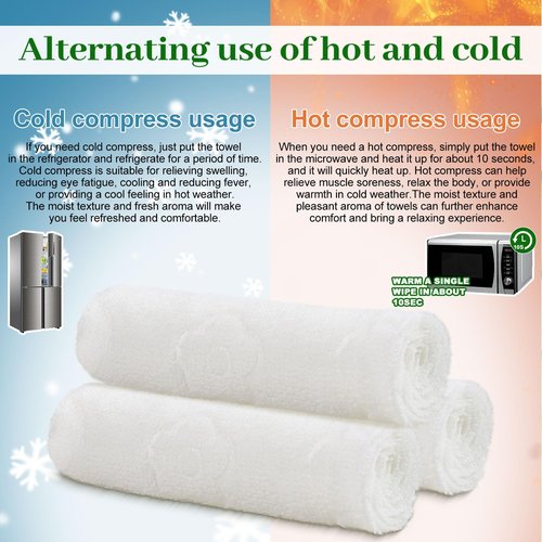 Moist Cotton Towel Bulk Moist Towelettes Individually Wrapped,White Towel Services,Refreshment Pre Moistened Towels for Dentist Travel Sport Party Hotel 50，Green tea (pack of 50, Cucumber)