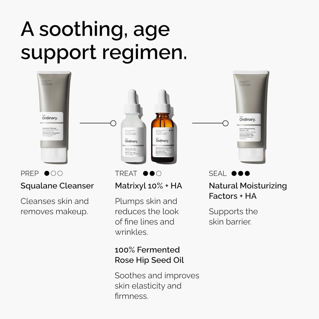 The Ordinary Anti-Aging Serum - Matrixyl 10% + Hyaluronic Acid for Fine Lines, 1 Fl Oz