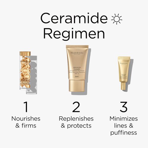Elizabeth Arden Advanced Ceramide Face Serum Capsules - Anti-Aging Hydrating Formula for Radiant, Firm Skin