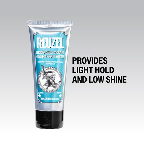 Reuzel Grooming Cream - Natural Light Hold & Texture | Moisturizing, Weightless, 3.38 oz