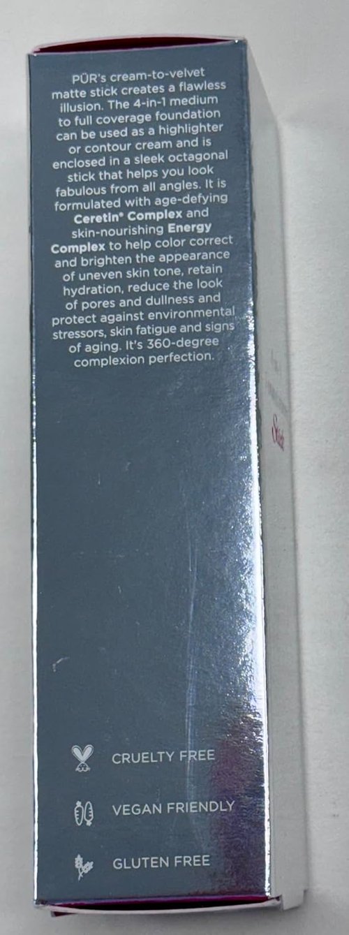 PÜR MINERALS 4-in-1 Foundation Stick - Versatile Makeup Solution for Flawless Skin