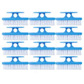 Nail Brush for Cleaning Fingernails, Nail Scrubber Brush, Toe Foot Hands Fingernail Brush Cleaner- Small Scrub Brush- All-Purpose Stiff Cleaning Brush (12 Pack, Blue)