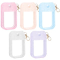 SUBANG 5 Pieces Silicone Case Compatible with Touchland Hand Sanitizer Spray Protective Case with Keychain for Power Mist and Glow Mist 1 fl oz