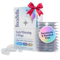 Boca Bella Teeth Whitening U-Wraps – 10 Treatments – 15% Hydrogen Peroxide, Enamel-Safe, No Harsh Sensitivity – Patented Strip Design with Aloe, Calendula & Peppermint – Fast, Even Whitening