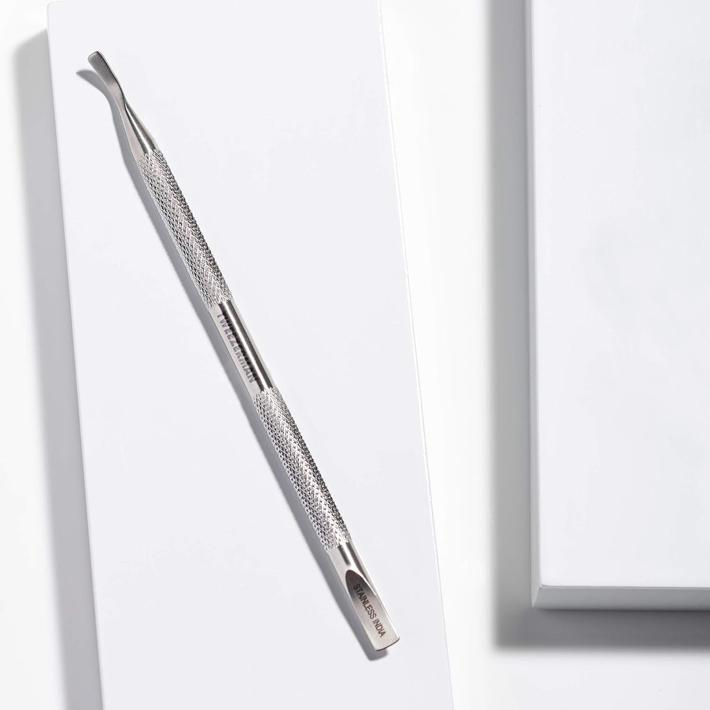Tweezerman Cuticle Pusher & Nail Cleaner - Precision Tool for Perfect Nails | Durable Stainless Steel