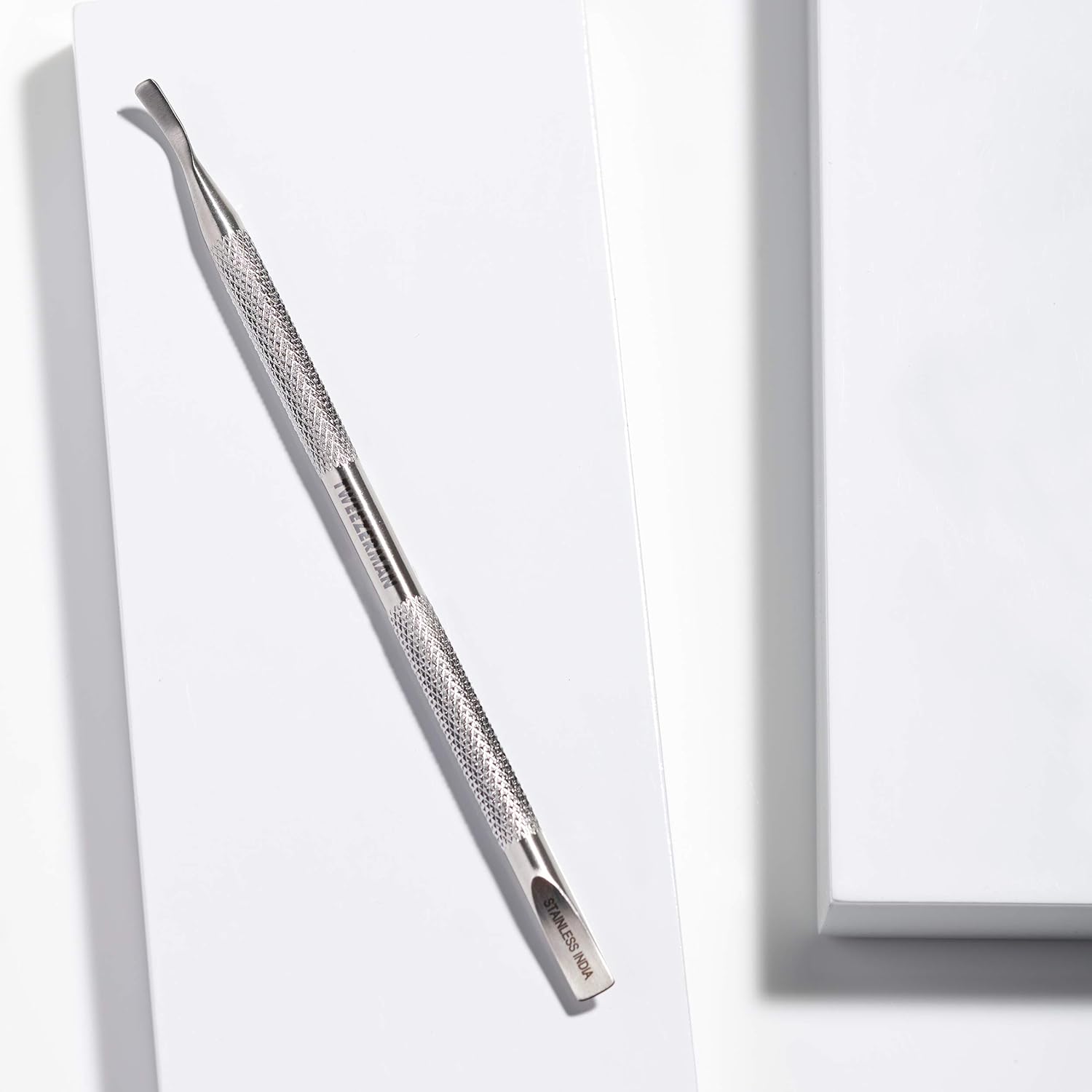 Tweezerman Cuticle Pusher & Nail Cleaner - Precision Tool for Perfect Nails | Durable Stainless Steel