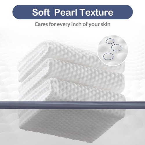 Ourmed Life Face Towels, 11"×9" Disposable Face Towel – Ultra-Soft, Thickened Facial Towelettes, Lint-Free Dry Wipes for Sensitive Skin, Ideal for Makeup Removal & Skincare (50 Count, 1 Pack)