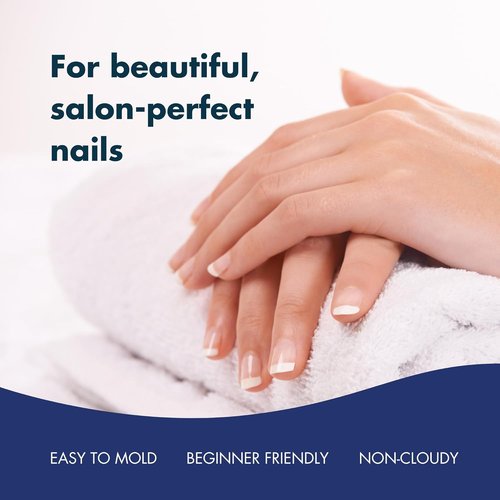 DeEnti Acrylic Nail Powder - 4oz Professional Grade Clear | Long-Lasting, Bubble-Free Acrylic for Extensions & Carving
