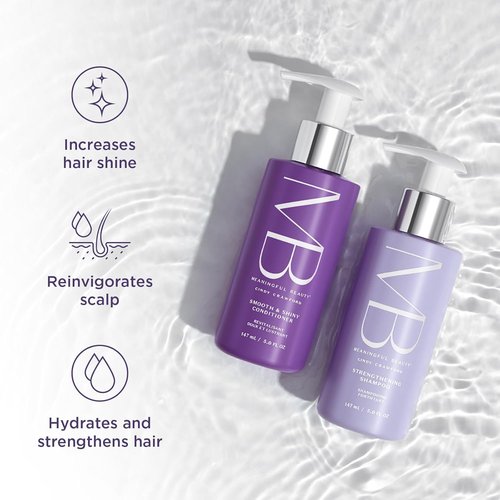 Meaningful Beauty Deluxe Age-Proof Haircare System - Nourishing Travel Size for Thicker, Stronger Hair