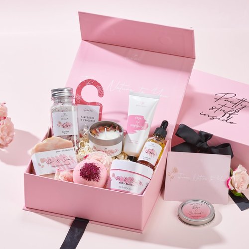 Peacoeye Spa Gifts for Women Valentines Day Bath Baskets Relaxing Spa Self Care Gift for Mom Her Sister Wife Auntie Home Bath Care Package Thank You Birthday for Women Friendship Ideas