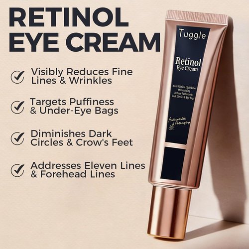 Regine Switzerland Retinol Under Eye Cream - Anti-Aging Formula for Dark Circles & Puffiness | 0.7 Fl. Oz