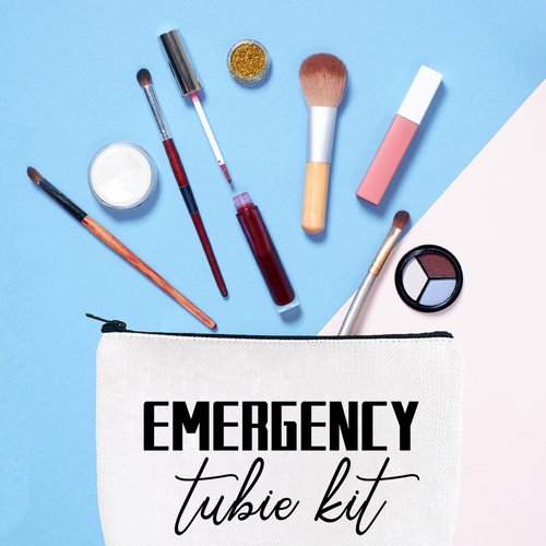 Gtube Supply Bag Emergency Tubie Kit Emergency G-Tube Supplies Gtube Gift Feeding Tube Awareness Cosmetic Bag (EMERGENCY tubie kit)