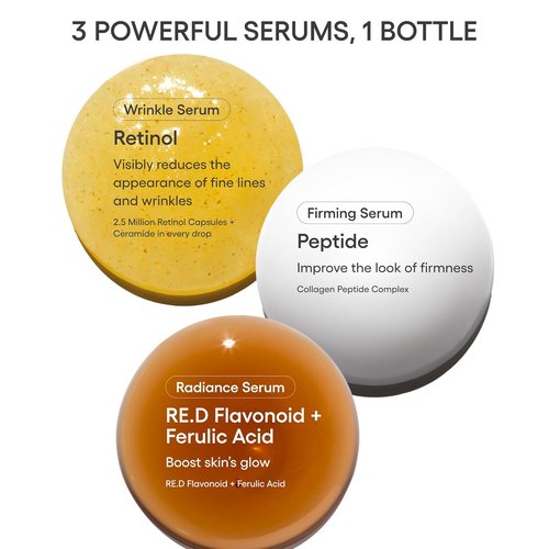 LANEIGE Perfect Renew 3X Signature Serum - Retinol, Ceramide & Collagen Peptides for Youthful Radiance