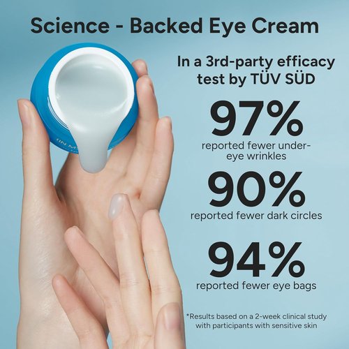 In My Eyes Eye Repair Gel Cream - Caffeine & Lutein Anti-Wrinkle Treatment for Dark Circles | 0.5 oz.