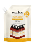 Soapbox Liquid Hand Soap Refill, Meyer Lemon & Tea Leaves, Gentle & Moisturizing Hand Wash for Kitchen and Bathroom, Vegan & Cruelty Free, 64oz Half Gallon Refill (Pack of 1)