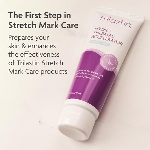 TriLASTIN Hydro-Thermal Accelerator - Warming Skin Prep Serum with Niacinamide & Vitamins - 3 oz Fast-Absorbing Formula