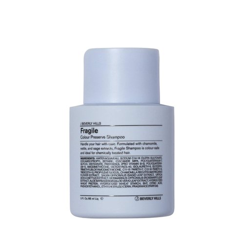 J Beverly Hills Blue Fragile Colour Preserve Shampoo - Brightens Color with Sage Oil | Available in 3 Oz, 12 Oz, 32 Oz