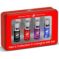 Beverly Hills Polo Club Men's Cologne Gift Set - 4 Premium Scents in Deluxe Tin Box | Ideal Travel Collection