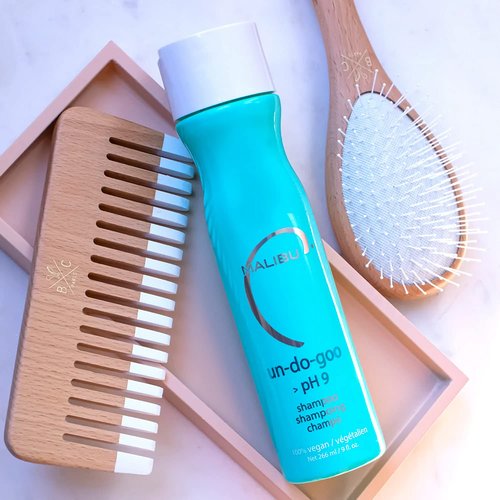 Malibu C Un-Do-Goo Clarifying Shampoo - Sulfate-Free Cleanser for Shine Restoration - Removes Product Build-Up