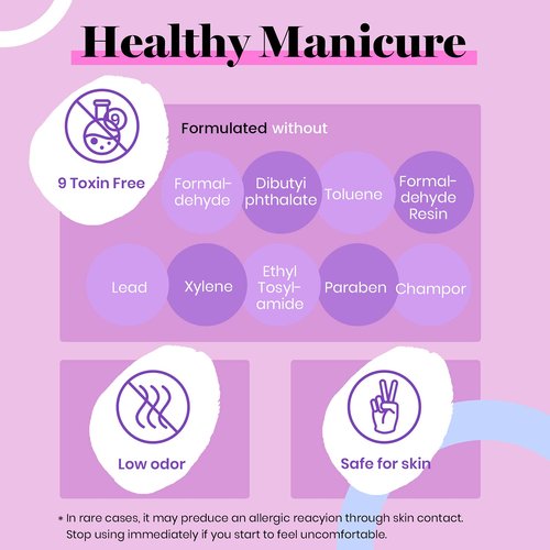 Beetles Purple Gel Polish - Grape Vine 6 Colors Purple Lavender Dark Lilac Glitter Pink Nail Polish Soak Off Uv LED Gel Nail Kit Salon Diy Nail Art Manicure Home Valentines Spring Gifts for Women
