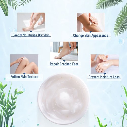 BERVEAL Urea Cream, 40 percent Foot Care Lotion for Cracked Heels,Cracked Heels, Ultra,Rough, Dry, Calloused Feet,Softening Rough skin on feet 5.29 fl.oz for All Skin
