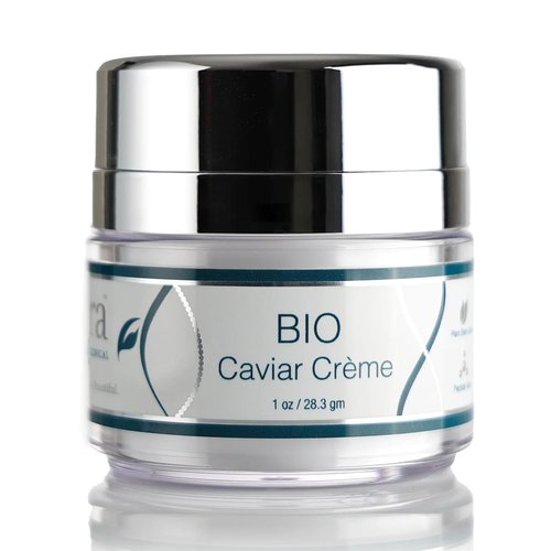 Lira Clinical BIO Caviar Crème - Hydrating Daily Facial Moisturizer with Peptides & Vitamin C - Travel Size 1 oz