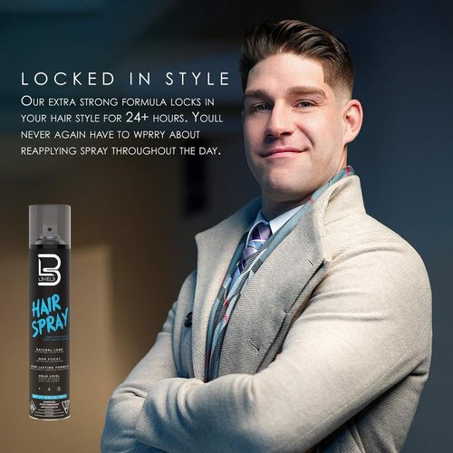 L3 Level 3 Hair Spray - Long-Lasting Strong Hold for All Hair Types - 12.95 Fl Oz (Pack of 1)