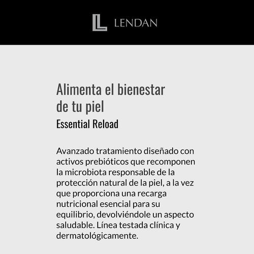 LENDAN - Micellar Water - Essential Reload Prebiotic - 200 ml - for All Skin Types - Alcohol and Paraben-Free Makeup Remover - Gentle Cleansing - with Prebiotic Ingredients
