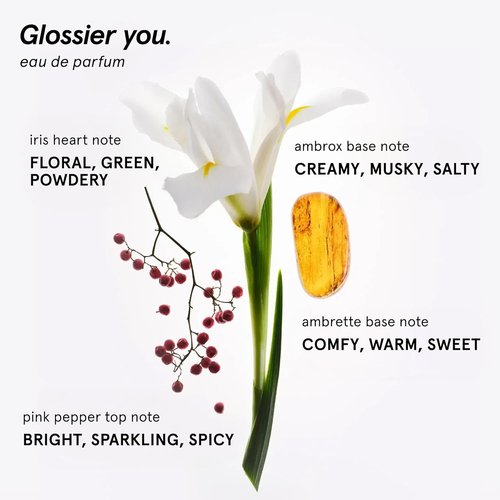 Glossier You Eau de Parfum - Unisex Skin-Scent Enhancer | Musky, Warm & Spicy Fragrance - 8ml Travel Size