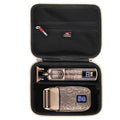 FBLFOBELI EVA Hard Storage Case for Ufree/for Brightup FK-8788T/ for Wahl 9916-817V Electric Razor Foil Shavers for Men, Hair Beard Trimmer Grooming Shaving Kit Storage Holder (Black+Gold Zipper)