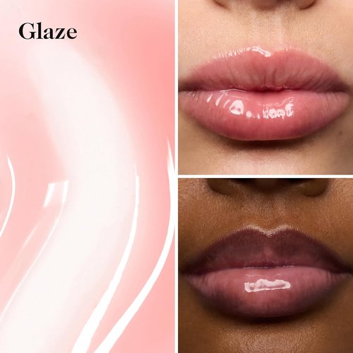 Goop Beauty Hydra-Barrier Gel Gloss Set of 3 - Hydrating Lip Gloss with Hyaluronic Acid & Vitamin E | Glaze, Blossom, Spice | 0.13 oz Each