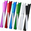 Mudder 6 Pack Glass Nail Files with Case for Natural Nails Crystal Double Sided Fingernail Files for Women Gentle Manicure Care Birthday Gifts Stocking Stuffers(Dark Colors)