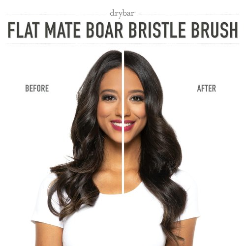 Drybar Flat Mate Boar Bristle Brush - Perfect for Smoothing and Styling All Hair Types