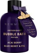 Skiennix Antioxidant Bubble Bath - Long-Lasting Foam with Acai Berry & Blueberry | Detox & Hydrate