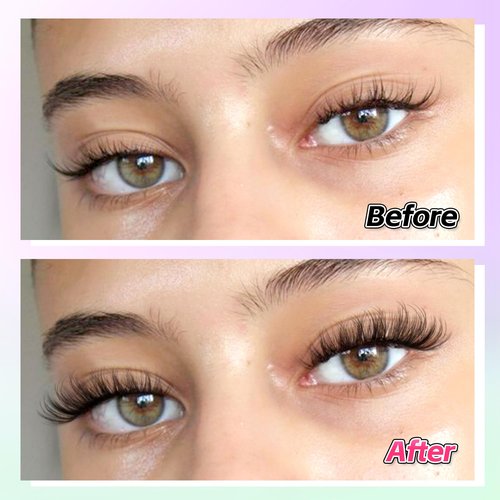 Natural Lashes Fluffy False Eyelashes Wispy Lashes 3D Volume Strip Lashes 14mm D Curly Fake Eyelashes with Clear Band 10 Pairs Eye Lashes by Calphdiar