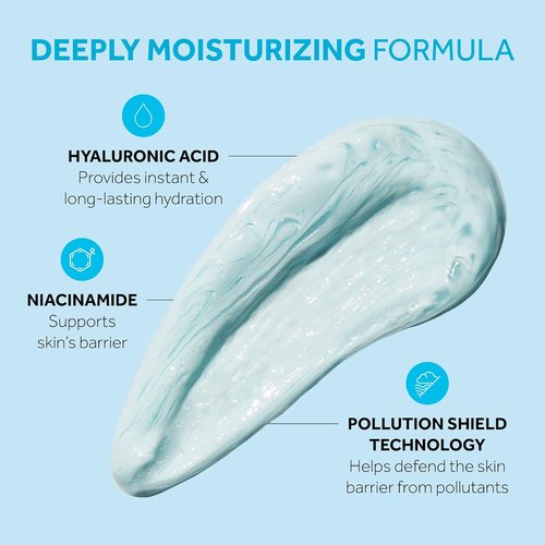 No7 HydraLuminous+ Hydrating Dual Phase Face Mask - Hyaluronic Acid & Vitamin B3 for Radiant Skin | 3.5 Fl Oz