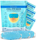 CHILL Self-Cooling Eye Mask for Puffy Under-Eyes, Dark Circles, Hyaluronic Acid Long-Lasting Disposable Cooling Eye Compress, Valentine's Day Gifts for Her, Spa and Self-Care Gifts for Women and Men