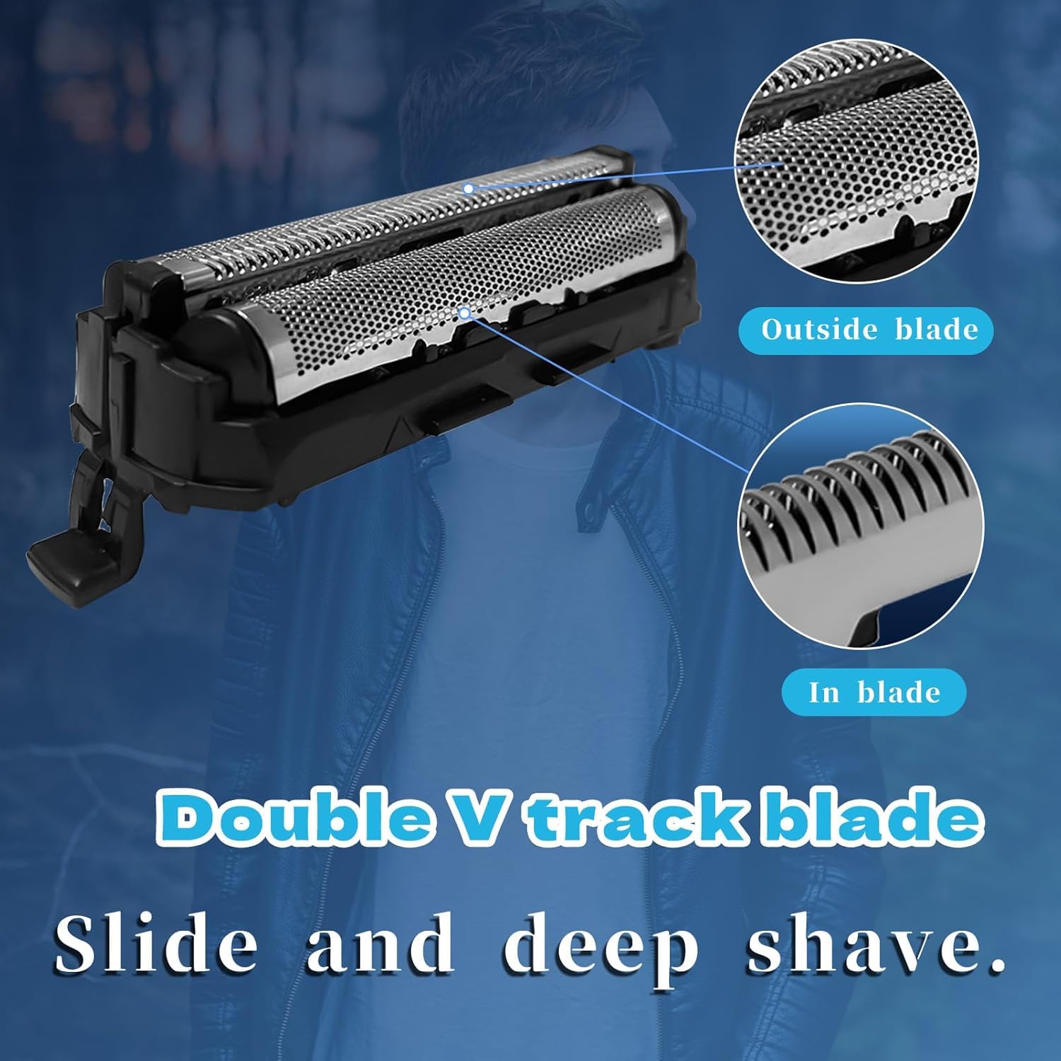 WES9013P Men's Electric Shaver Replacement Foil & Inner Cutter Blade - Compatible with ES-LT71, ES-LT67, ES-LT2P, ES-LT2B, ES-LT4P, ES-LT4B, ES-LT41